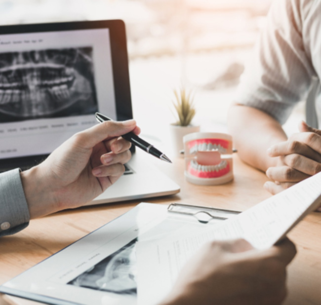 A bone graft is a procedure that rebuilds a deteriorated jawbone to strengthen it for dental implants or other oral health treatment